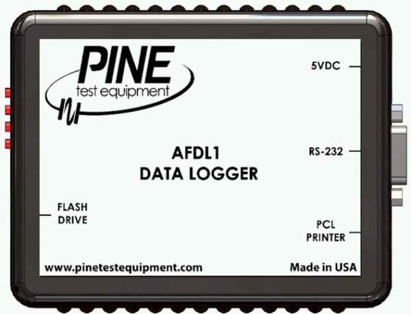 The Data Logger Exports Height Data from 125X and GB1 Superpave Gyratory Compactors