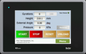 GB1 Brovold Touchscreen Display of External Angle of Gyration