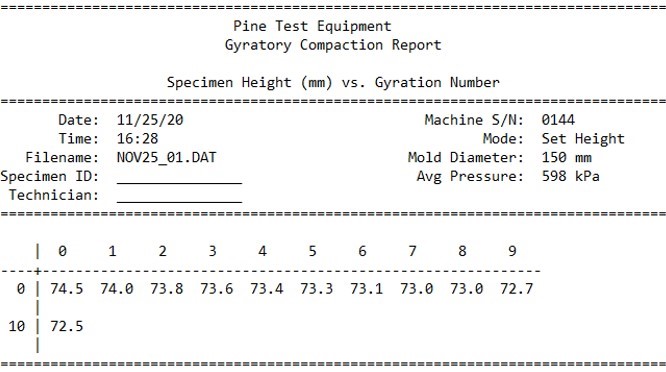 125X Upgrade Controls Wide Brief Report TXT File