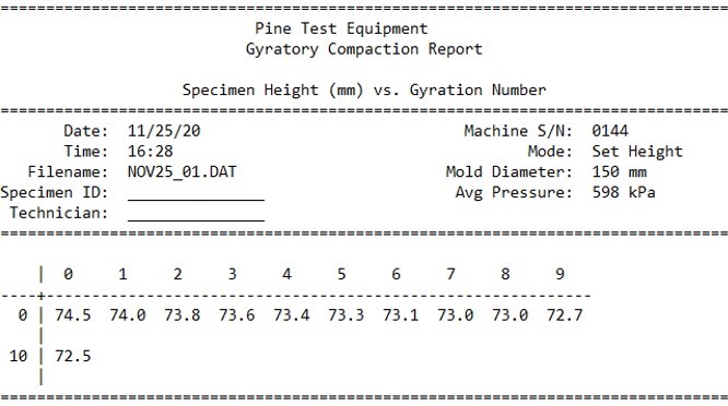 125X Upgrade Controls Wide Brief Report TXT File